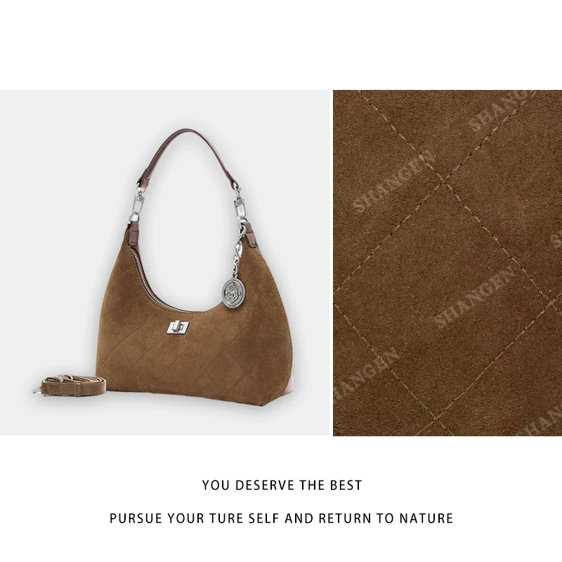 【尚恩CC】ZT-D8079-磨砂棕-轻奢时尚百搭新款女包