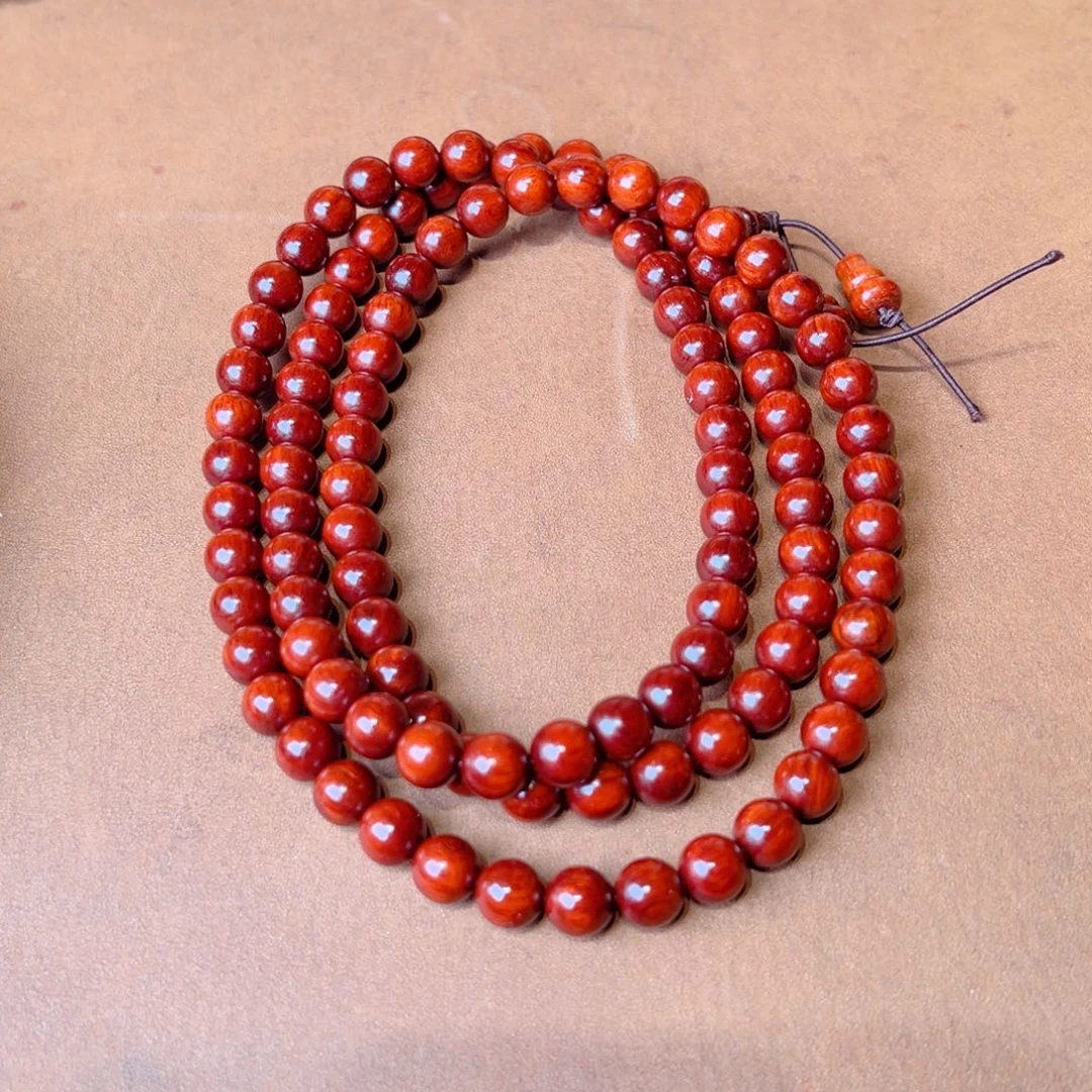 小叶紫檀手串/手链08果冻料360度鳞底