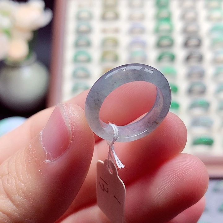 翡翠未镶嵌戒指13号