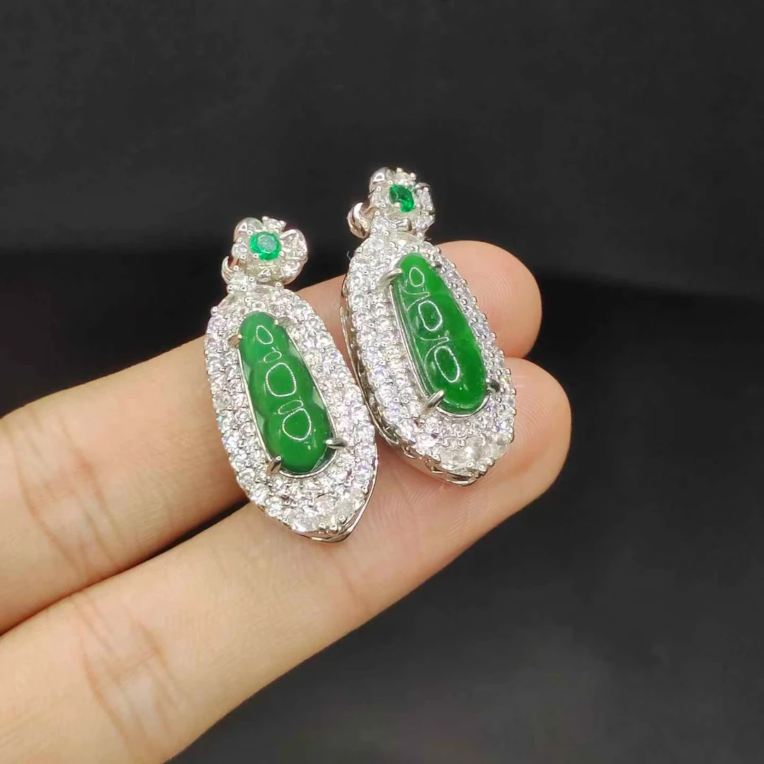 【老三珠宝】翡翠福豆吊坠赠链【多样性发其一】