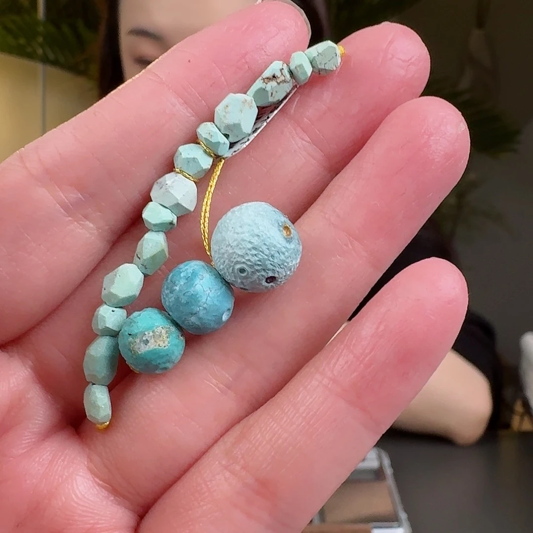 绿松石珠宝奇石未镶嵌