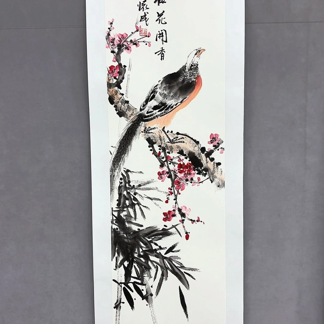 国画艺术家真人手绘