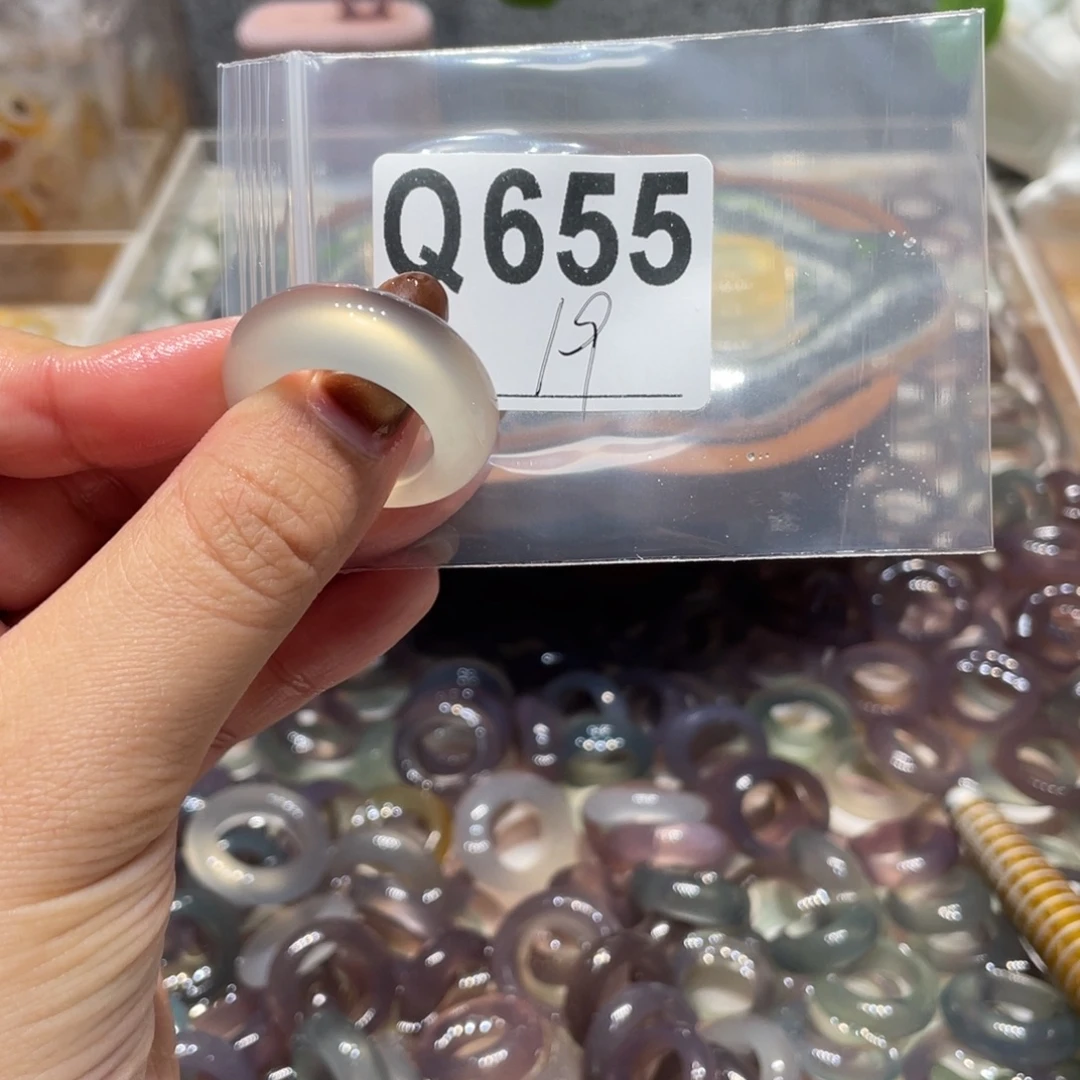 玛瑙/玉髓未镶嵌戒指655