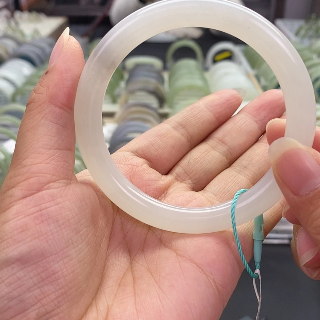 和田玉未镶嵌珠宝奇石和田玉手镯59.60