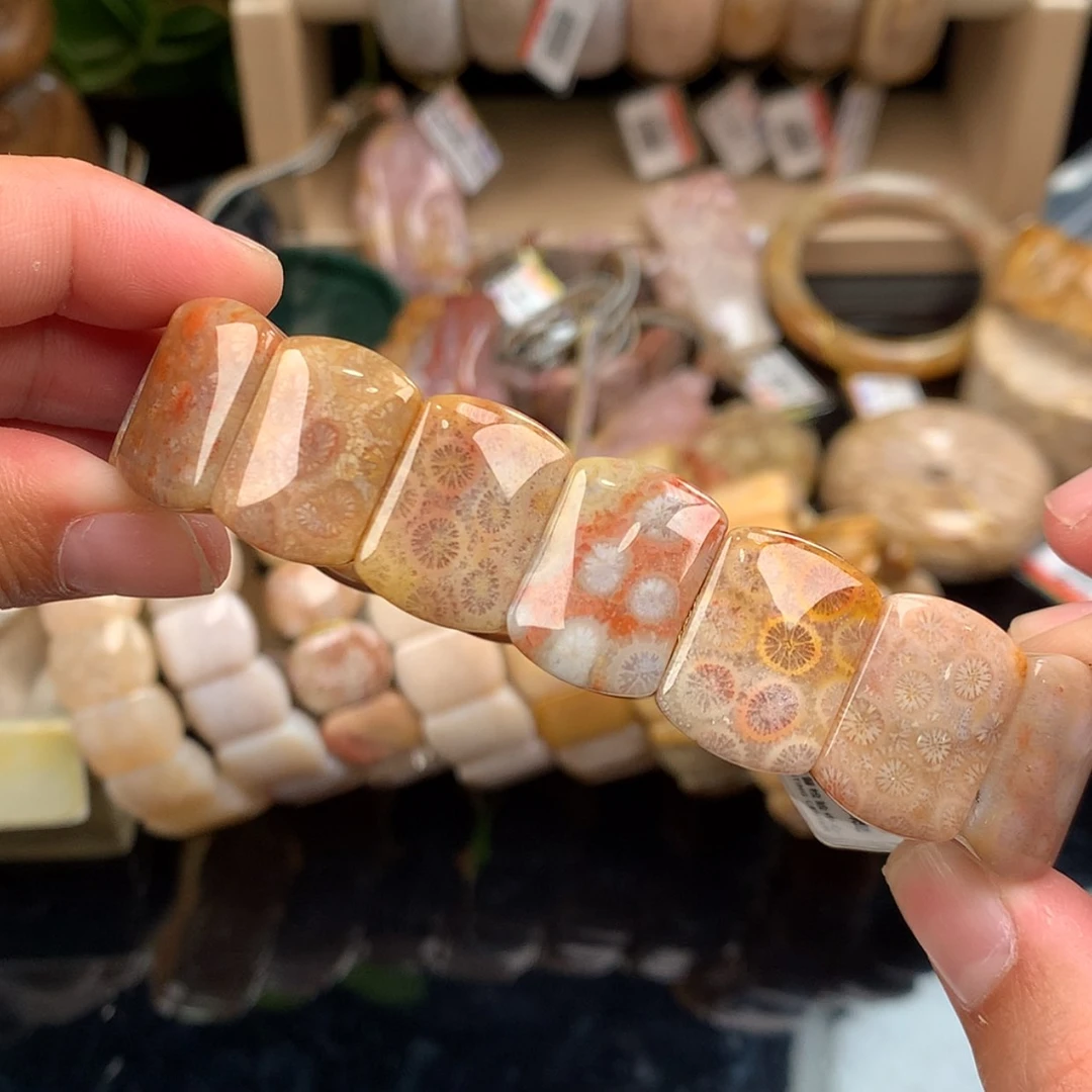 【闪购商品】硅化珊瑚（珊瑚玉）手镯未镶嵌