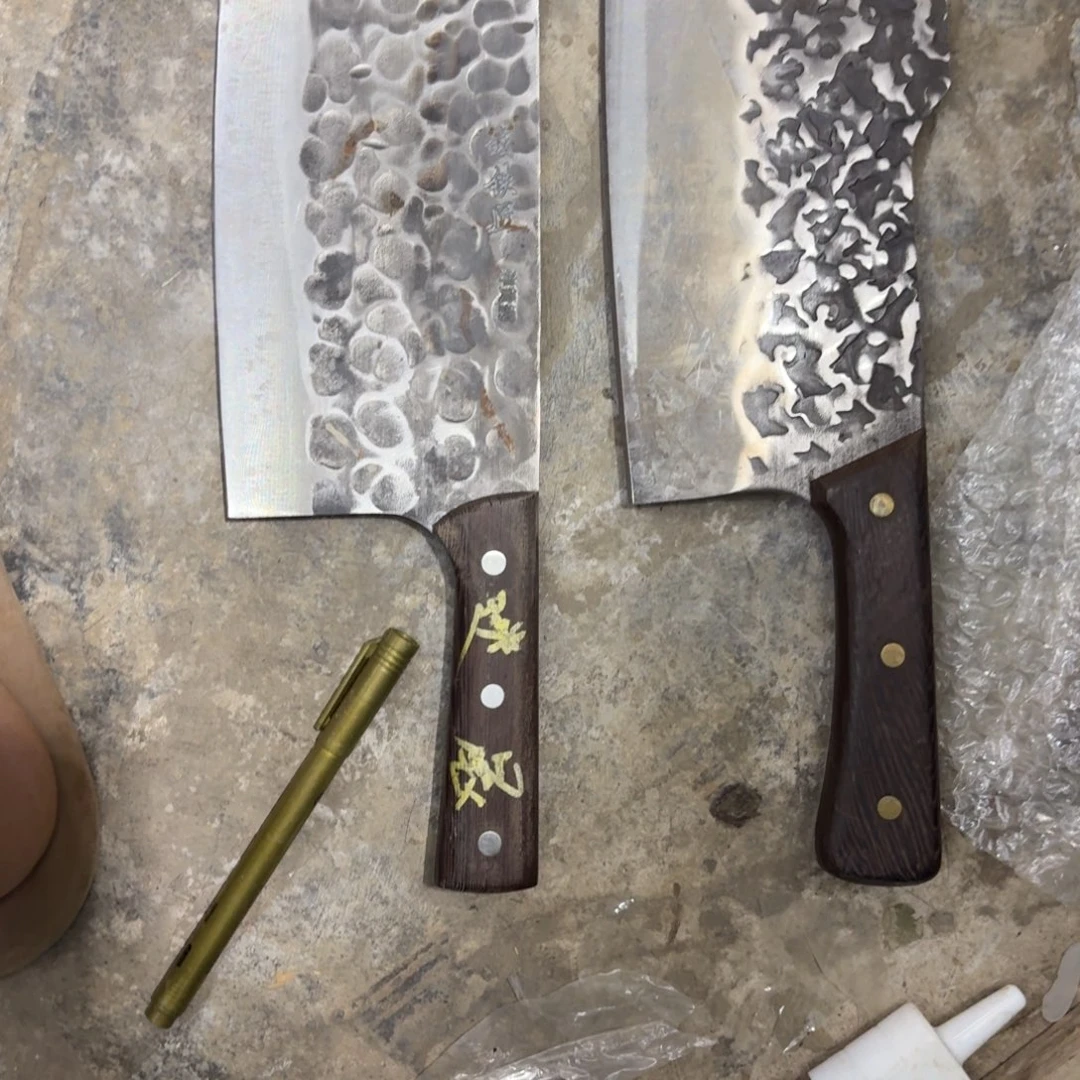 高碳锰钢云南阿老表手工锻打刀