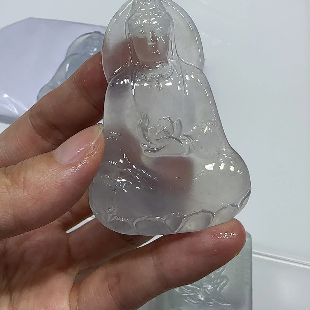 翡翠未镶嵌颈饰素衣