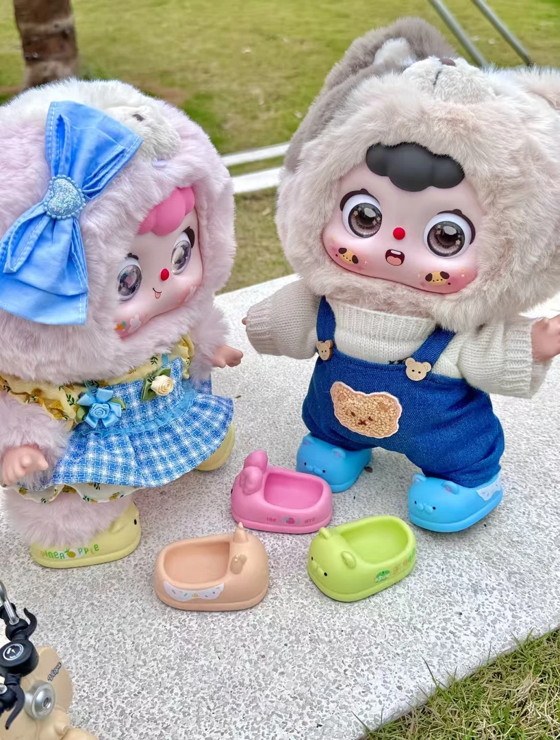 【正版】豆包绒绒400%大体公仔玩偶毛绒盲盒