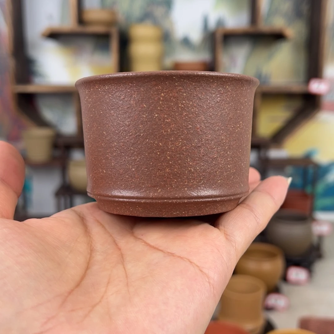 紫砂茶杯拙器甄选，纯原本矿。