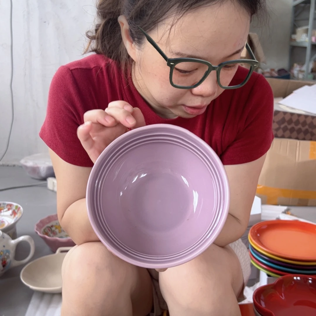 老姊妹家瓷器好漂亮紫色温哥华