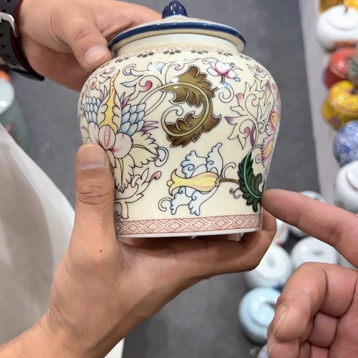 瑕疵福利品陶瓷茶叶罐