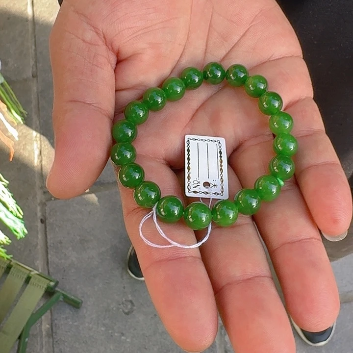 未镶嵌手串和田玉卡10