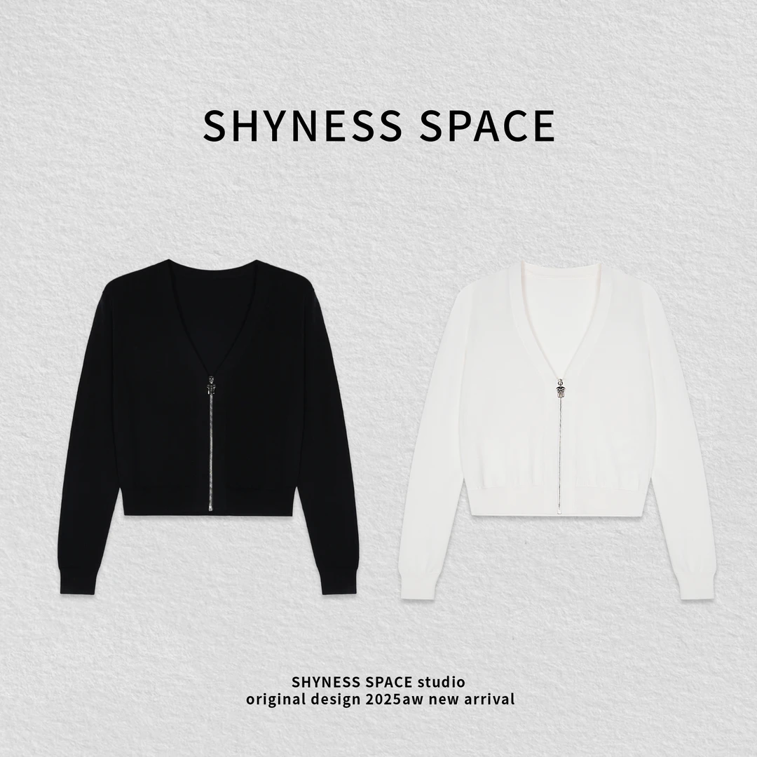 无品牌秋季长袖修身型女装欧若智性风拼接衬衫针织时尚HB543