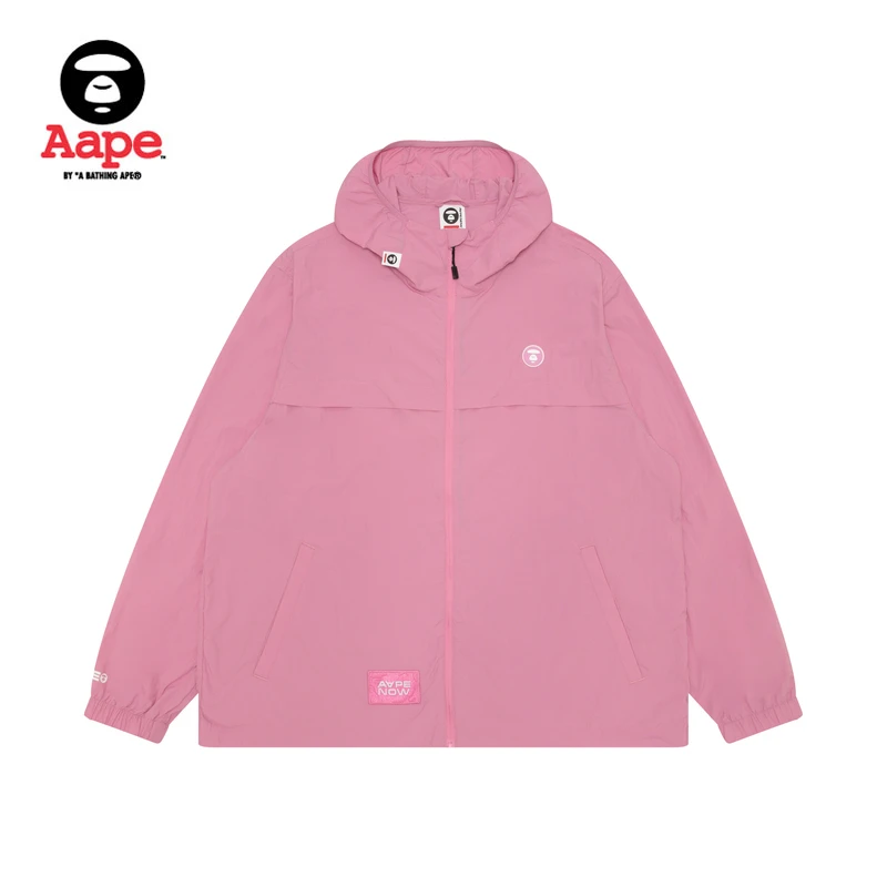 Aape旗舰店男装25春夏小标徽章简约休闲宽松夹克外套7716XXO