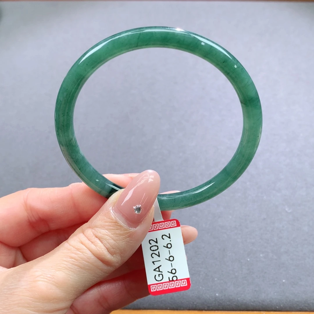 翡翠手镯未镶嵌天然翡翠手镯叮当镯