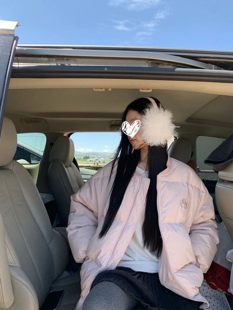 高级感时尚气质百搭保暖粉外套