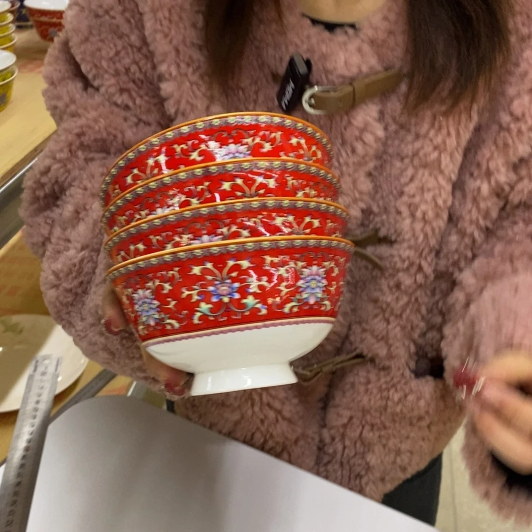 珐琅4个4.5英寸，，，，，，，，，