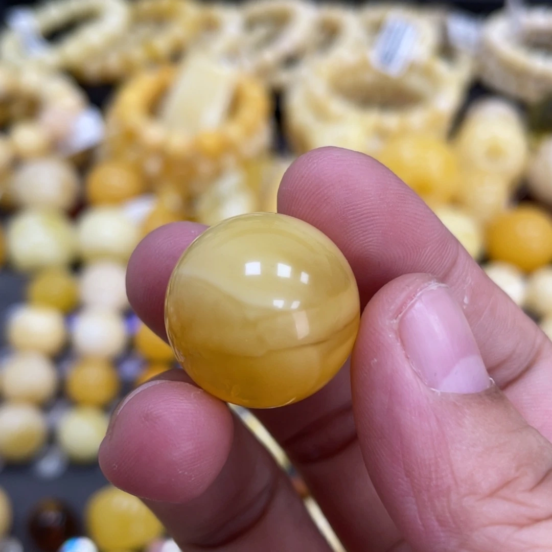 裸石蜜蜡未镶嵌21mm瑕疵福利款