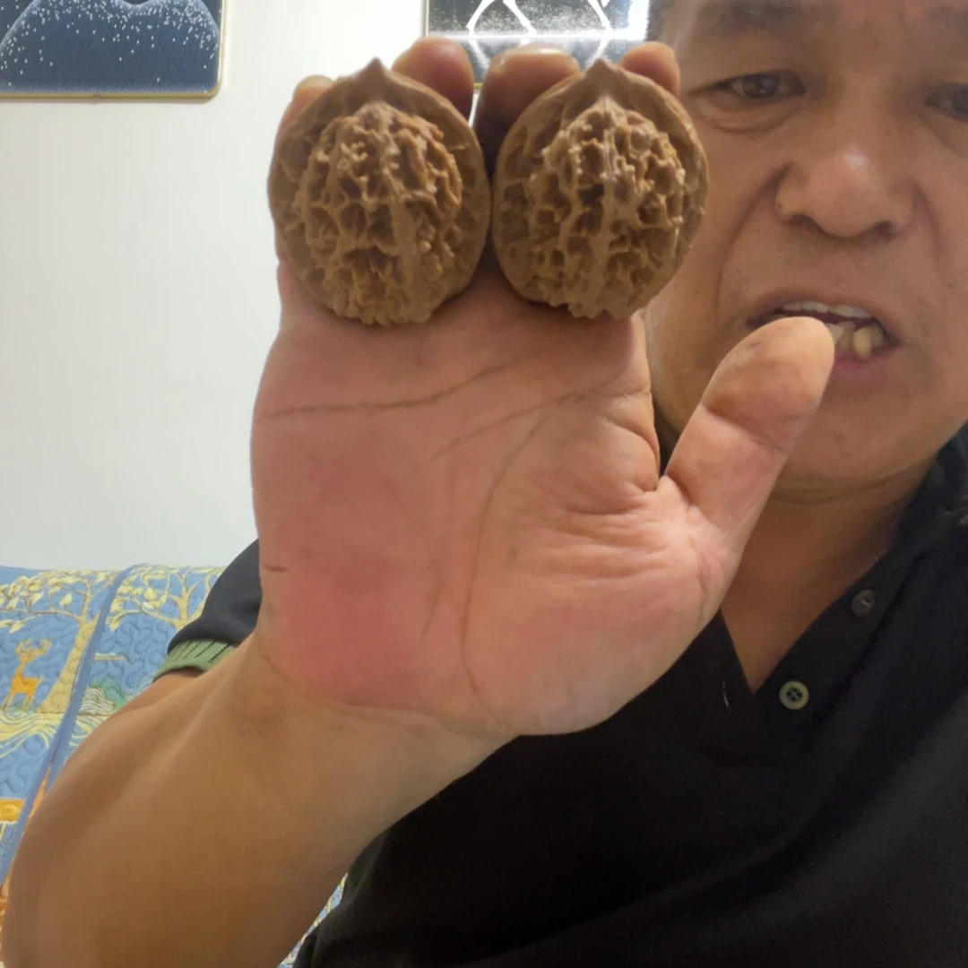 文玩核桃吊坠中国大花46