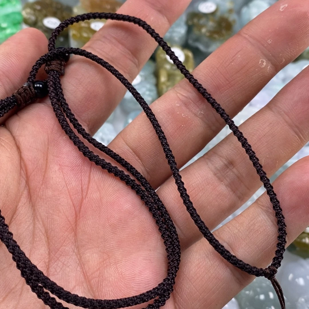 颈饰未镶嵌翡翠绳子
