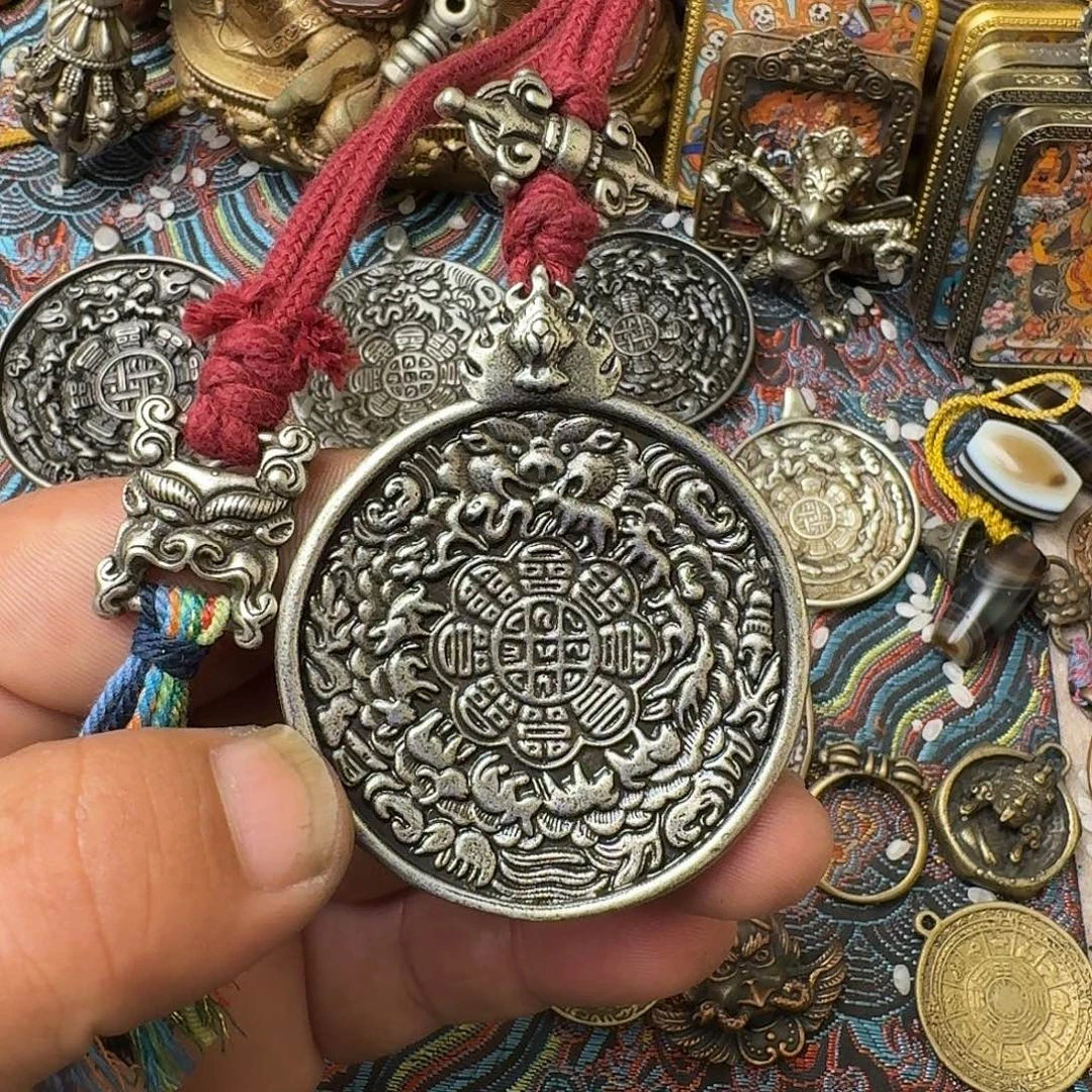 蝙***侠藏式风格九宫八卦牌