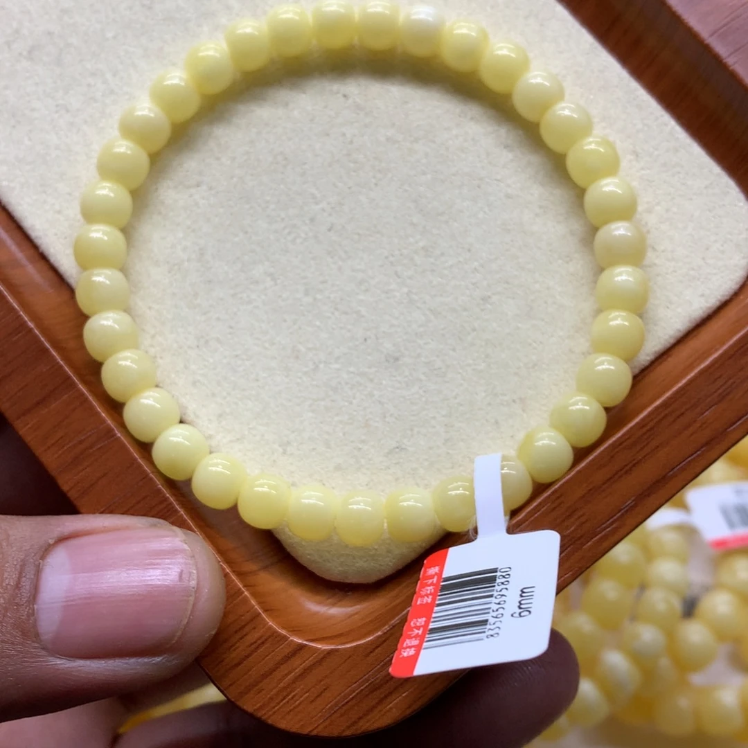 蜜蜡未镶嵌手链蜜蜡