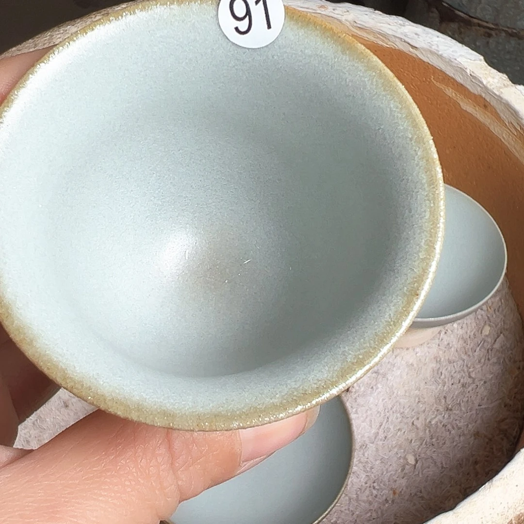 茶盏青钰龙窑茶盏主人杯91