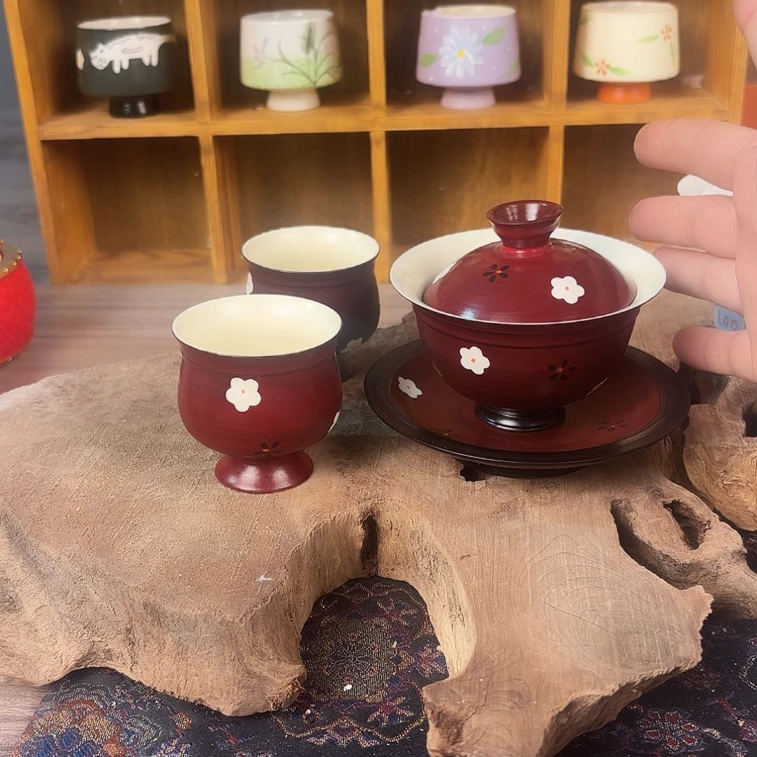 高温陶瓷茶壶茶杯盖碗