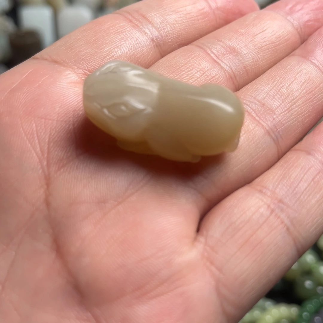 和田玉未镶嵌吊坠(不含链)