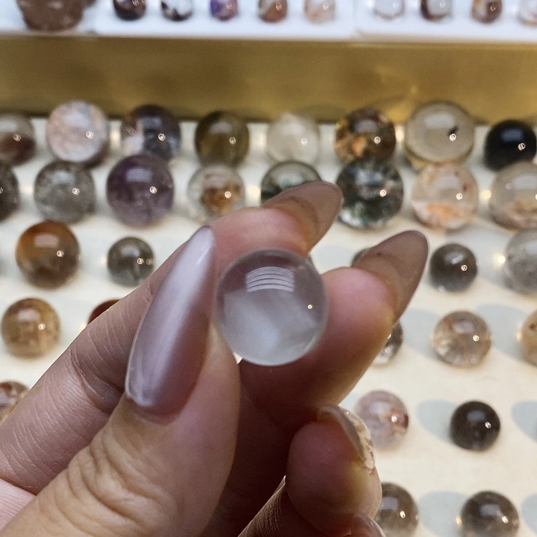颈饰未镶嵌水晶手磨珠未镶嵌未打孔