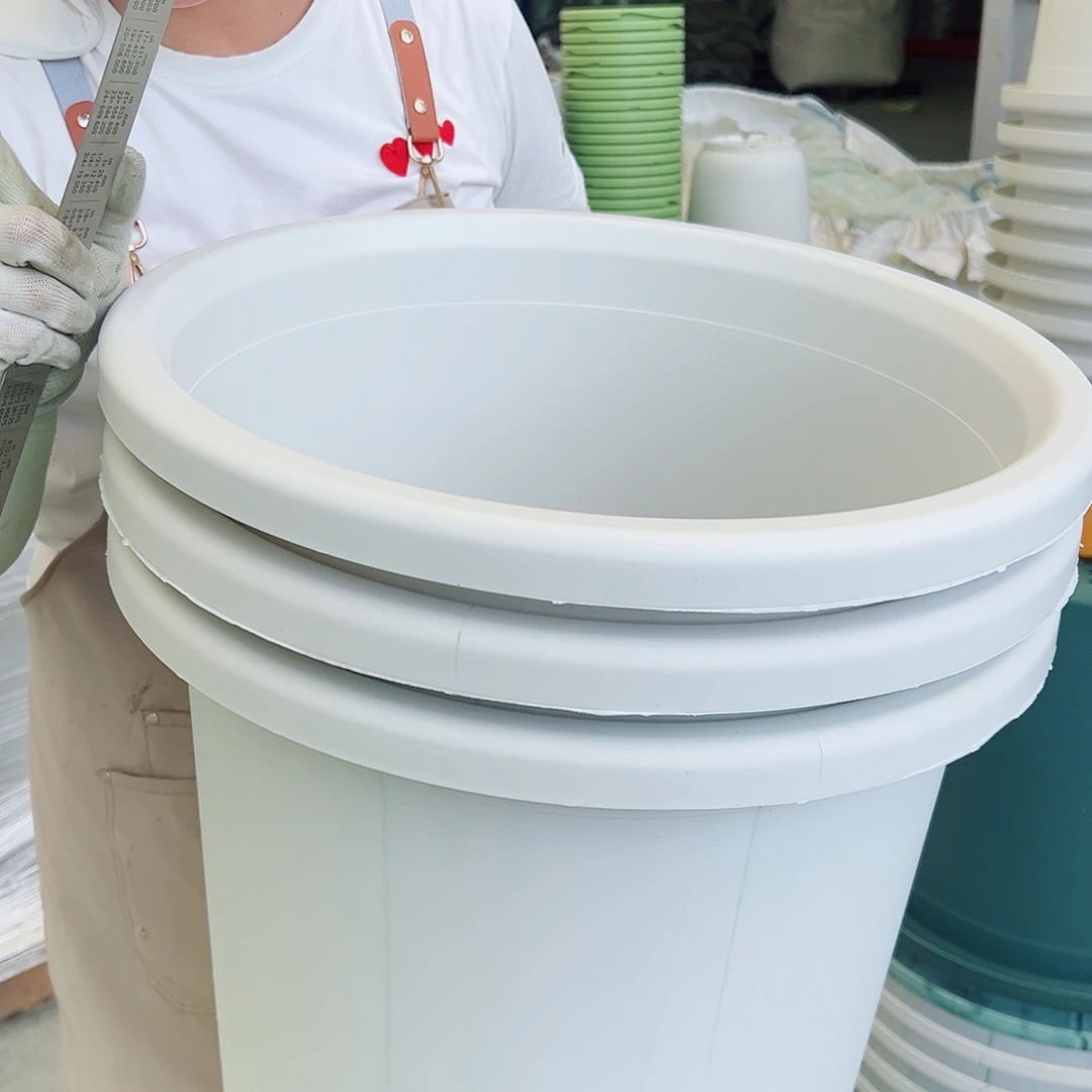 四季盆9#白色3个无托