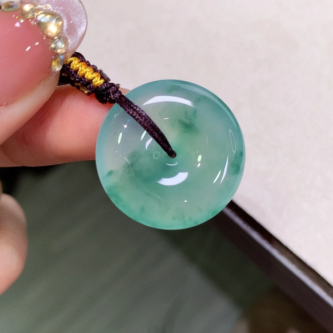 翡翠未镶嵌颈饰23-6.1