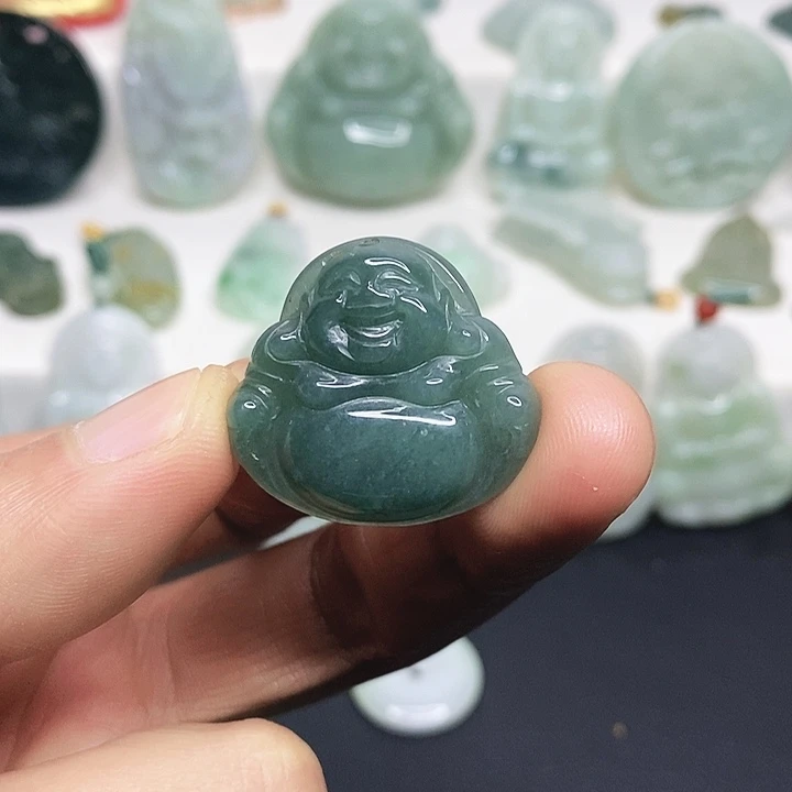 翡翠未镶嵌颈饰吊坠