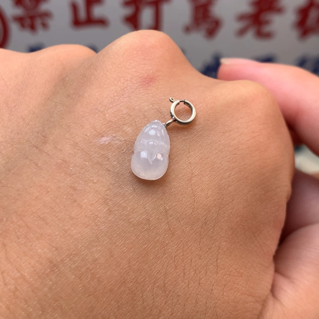 翡翠未镶嵌颈饰你是