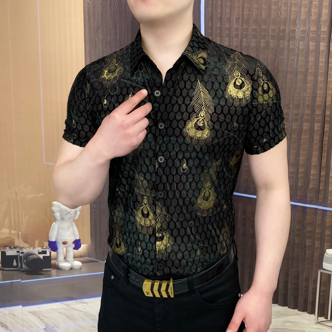 短袖男士时尚W-40