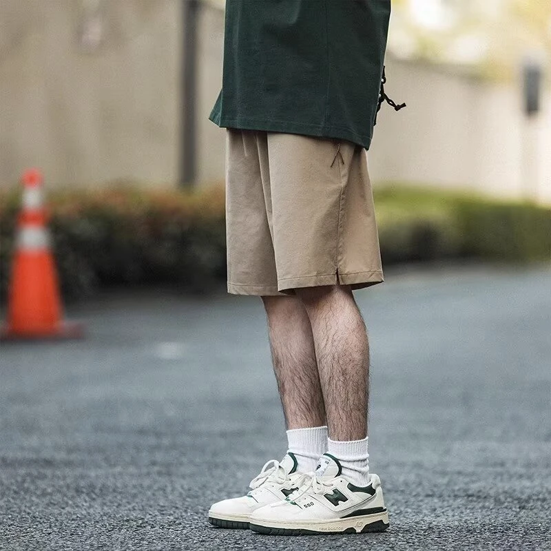 时尚嘿马七作复古夏季男士户外直筒运动短裤外穿休闲五分裤子潮DS