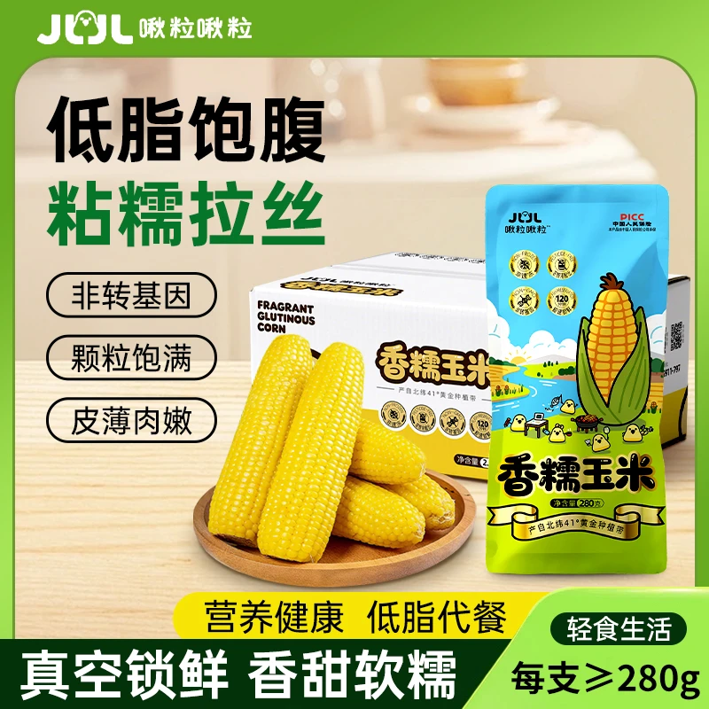 2025新季内蒙黄糯玉米单根280g香甜软糯黏黏玉米营养粗粮香甜玉米