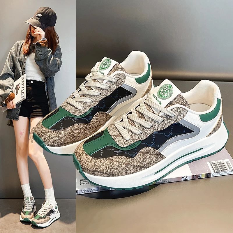 ZeusVrasiac/宙斯瓦萨奇高端轻奢私人定制休闲透气印花运动鞋女