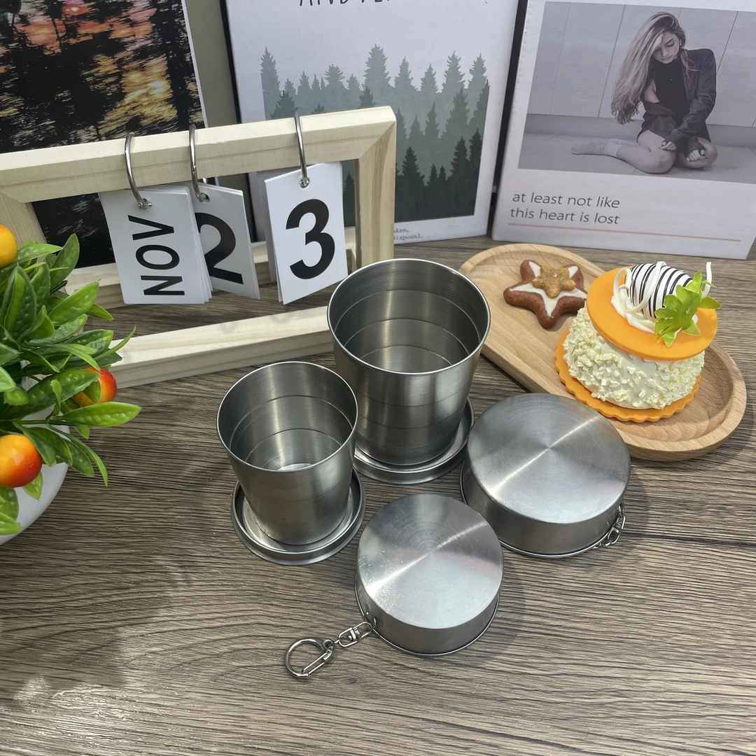 折叠水杯2个家用厨房必备轻奢现代高级感简约高颜值【汤家限定】