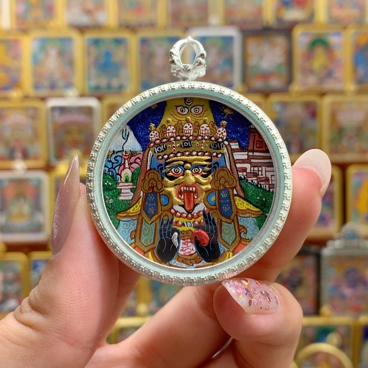 吊坠般若唐卡非遗传承