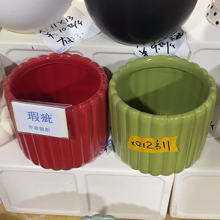 紫砂花盆多肉绿植盆瑕疵有孔