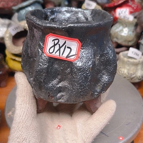 粗陶花盆手工花盆制作就这样