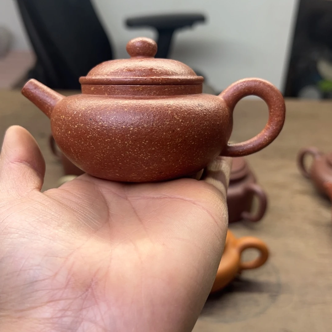 浅***道茶壶紫砂全手工红降坡手工泥