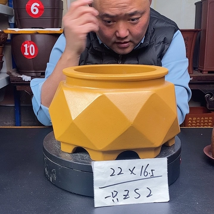 紫砂花盆货号一只ZS2