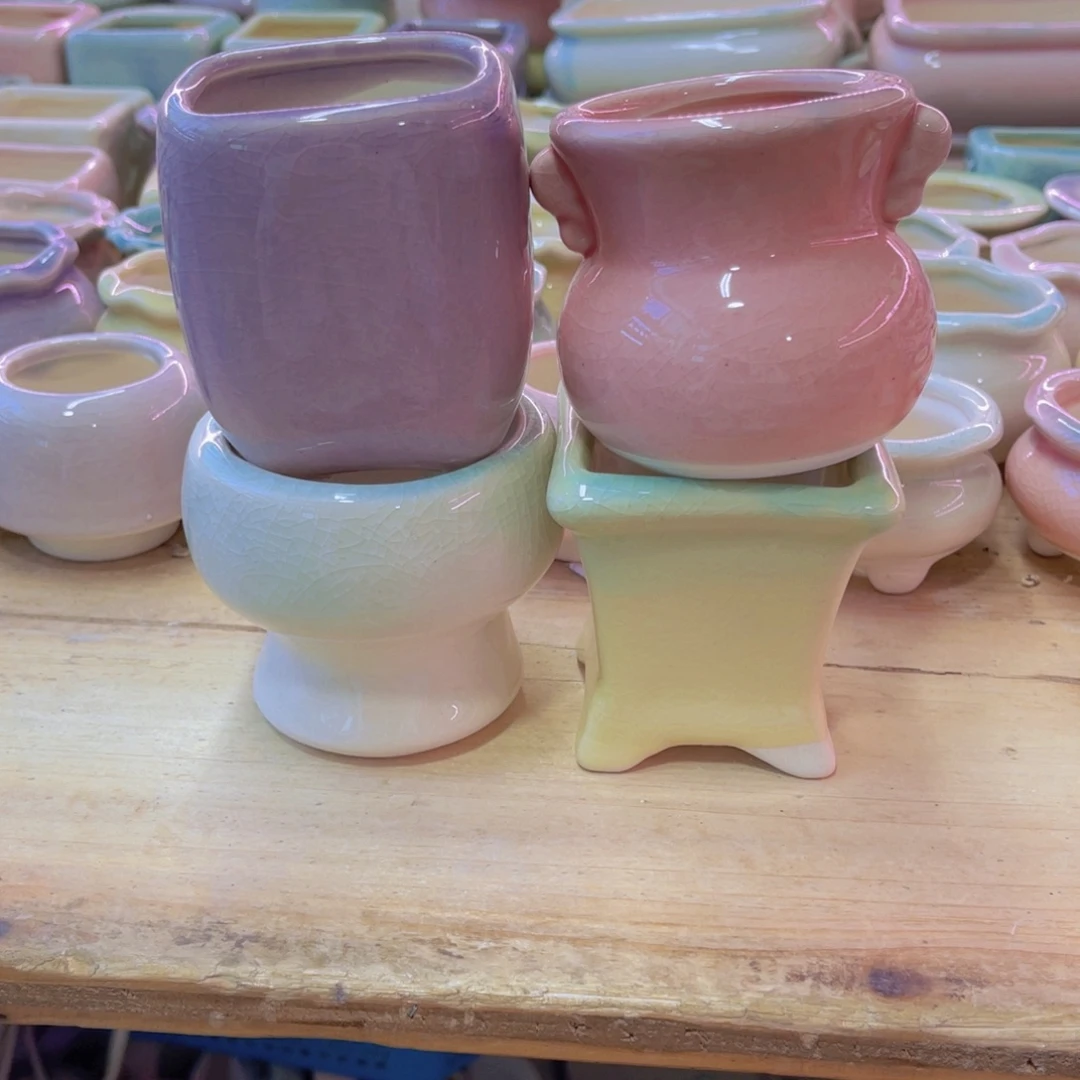 陶瓷花盆当场凑满12包邮