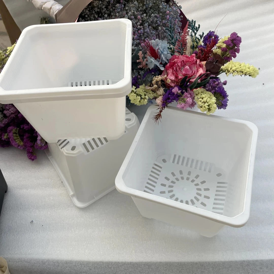 180绿植多肉花盆50个白色口17公分高12公分超值直销绿植盆栽盆