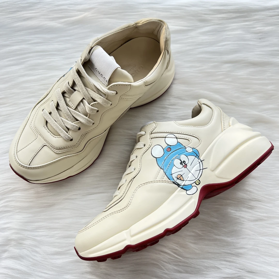 99新 GUCCI/古驰 叮当猫老爹鞋 36码 公价9.3k j3129