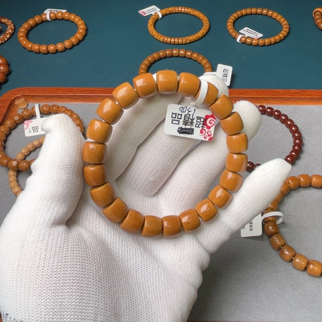 紫金鼠手串老***彩11尺超精品