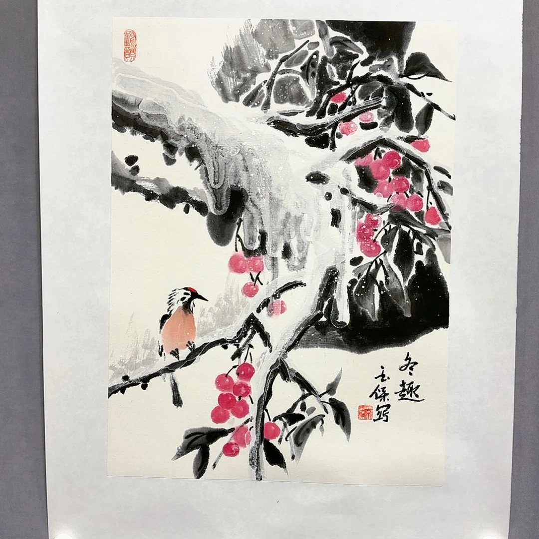 国画国画纯手绘作品请放心去藏