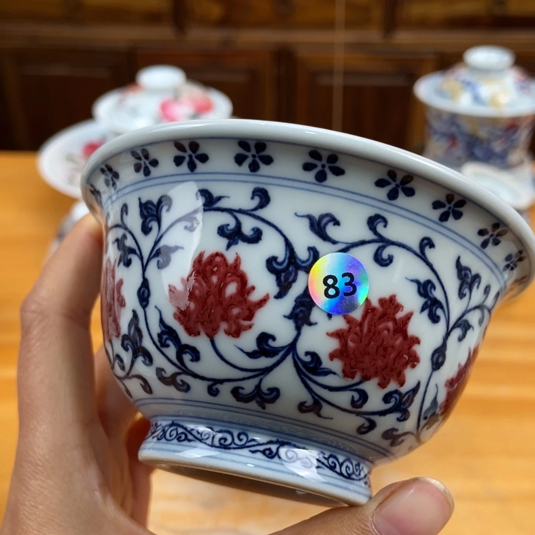 手绘现代茶具非古董